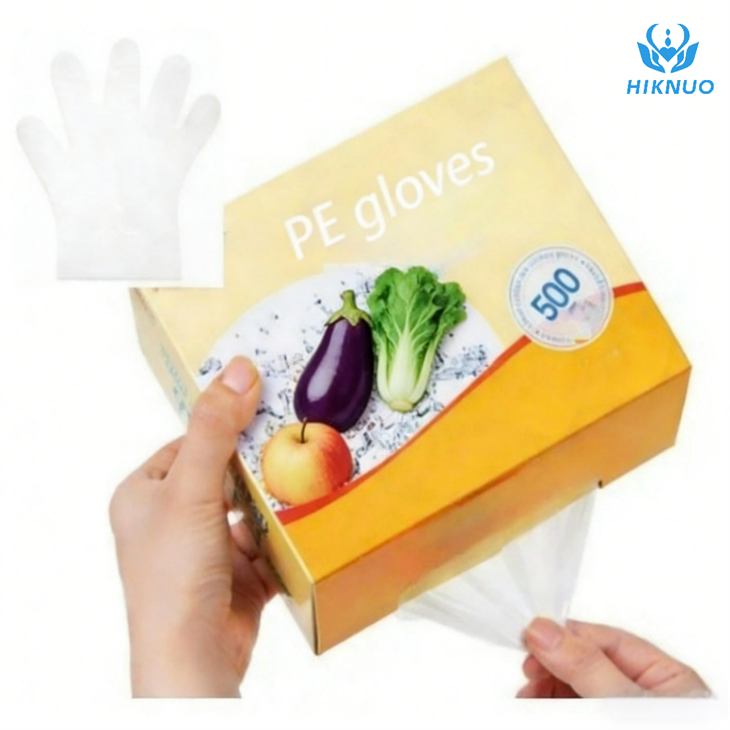 Single-use Plastic PE Gloves in Kitchen Food Counters-Manufacture